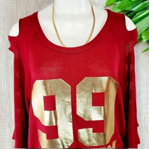 Blush Cold Shoulder  1X